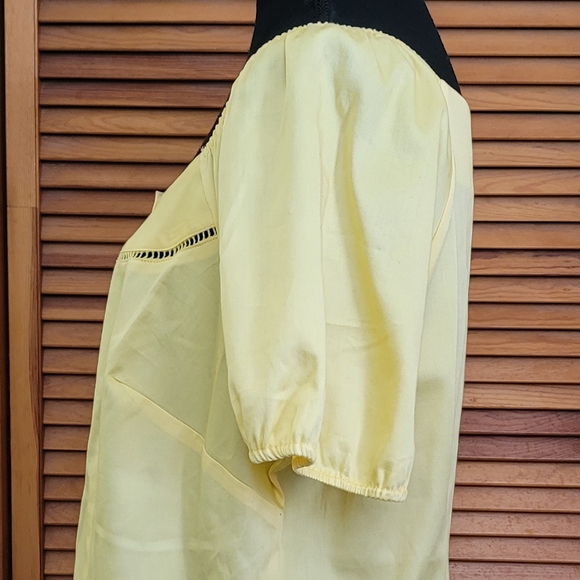 NWOT Avenue Peasant Blouse Plus Size 14/16 - Picture 5 of 10